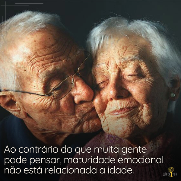 Ao contrário do que muita gente pode pensar, maturidade emocional não está relacionada a idade.