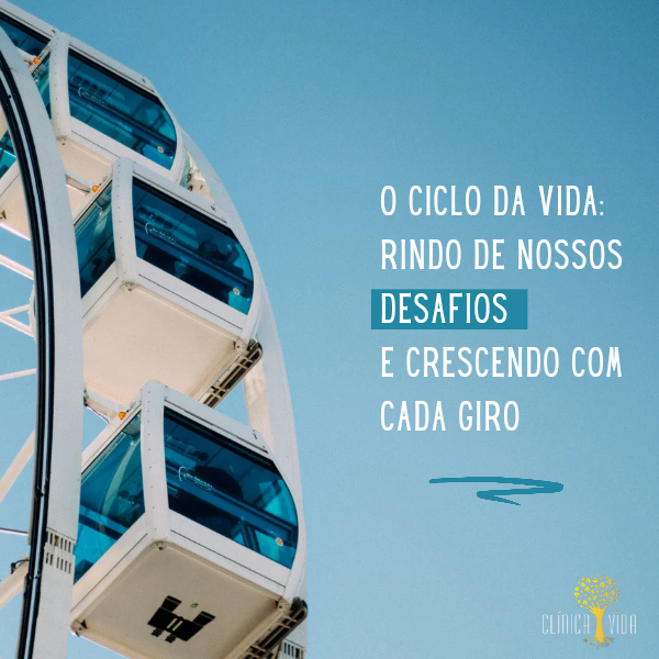 O Ciclo da Vida: Rindo de nossos desafios e crescendo com cada giro